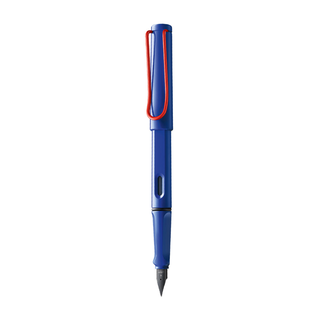LAMY Safari Special Edition 2022 - Blue with Red Clip / White with Black Clip