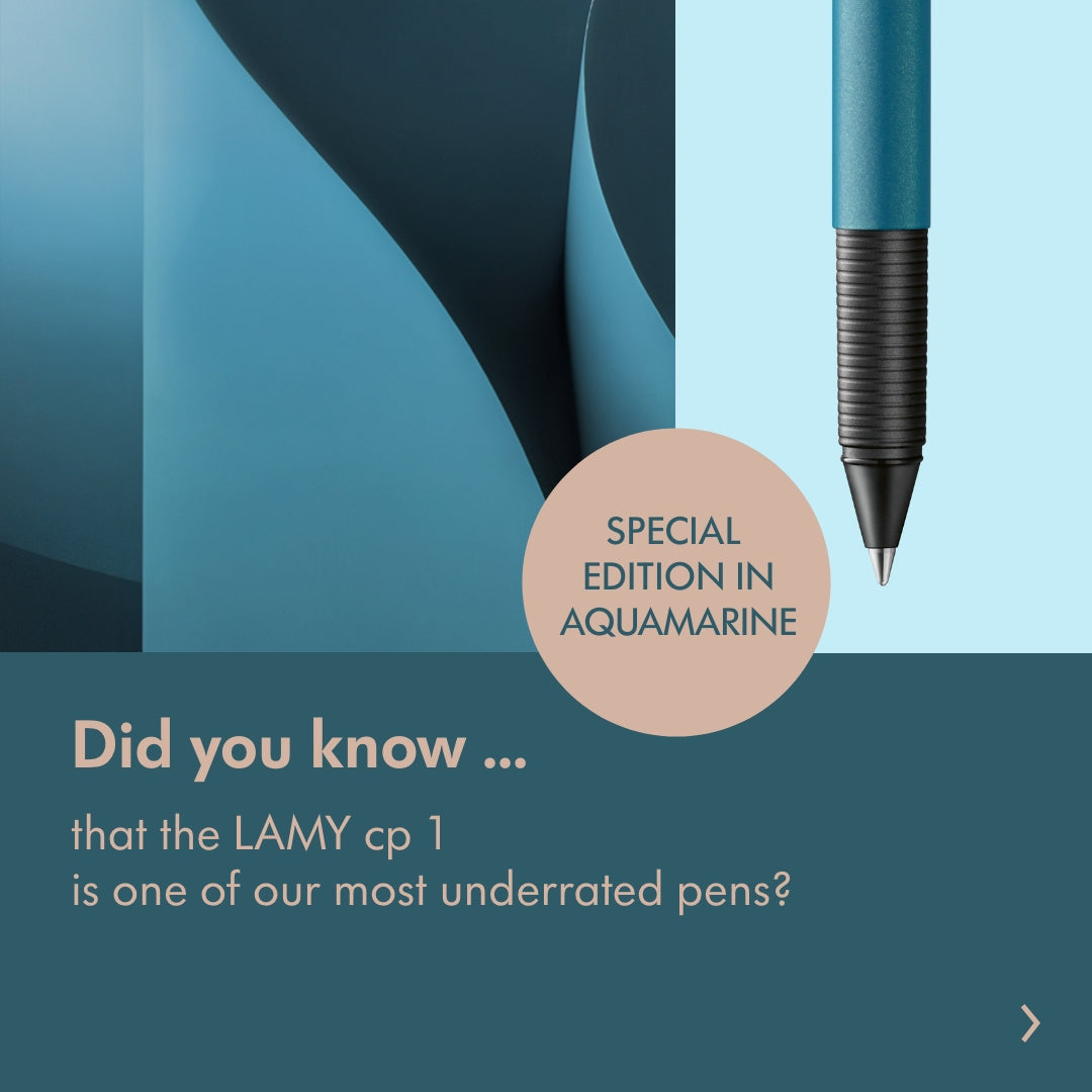 LAMY cp1 Fountain Pen aquamarine (Special Edition 2025)