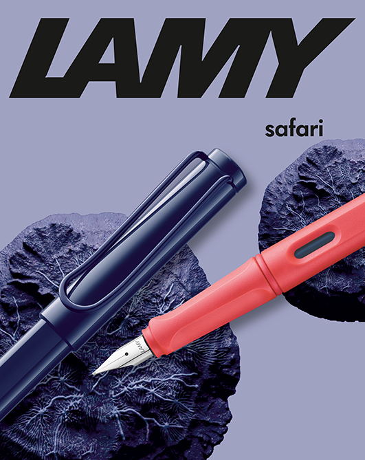 LAMY Safari Fountain Pen Dark Dusk/Sunset Coral (2025 SE)