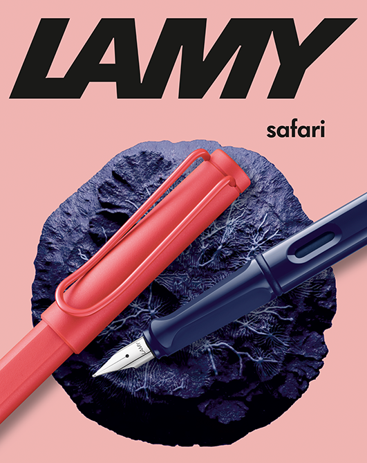 LAMY Safari Fountain Pen Dark Dusk/Sunset Coral (2025 SE)